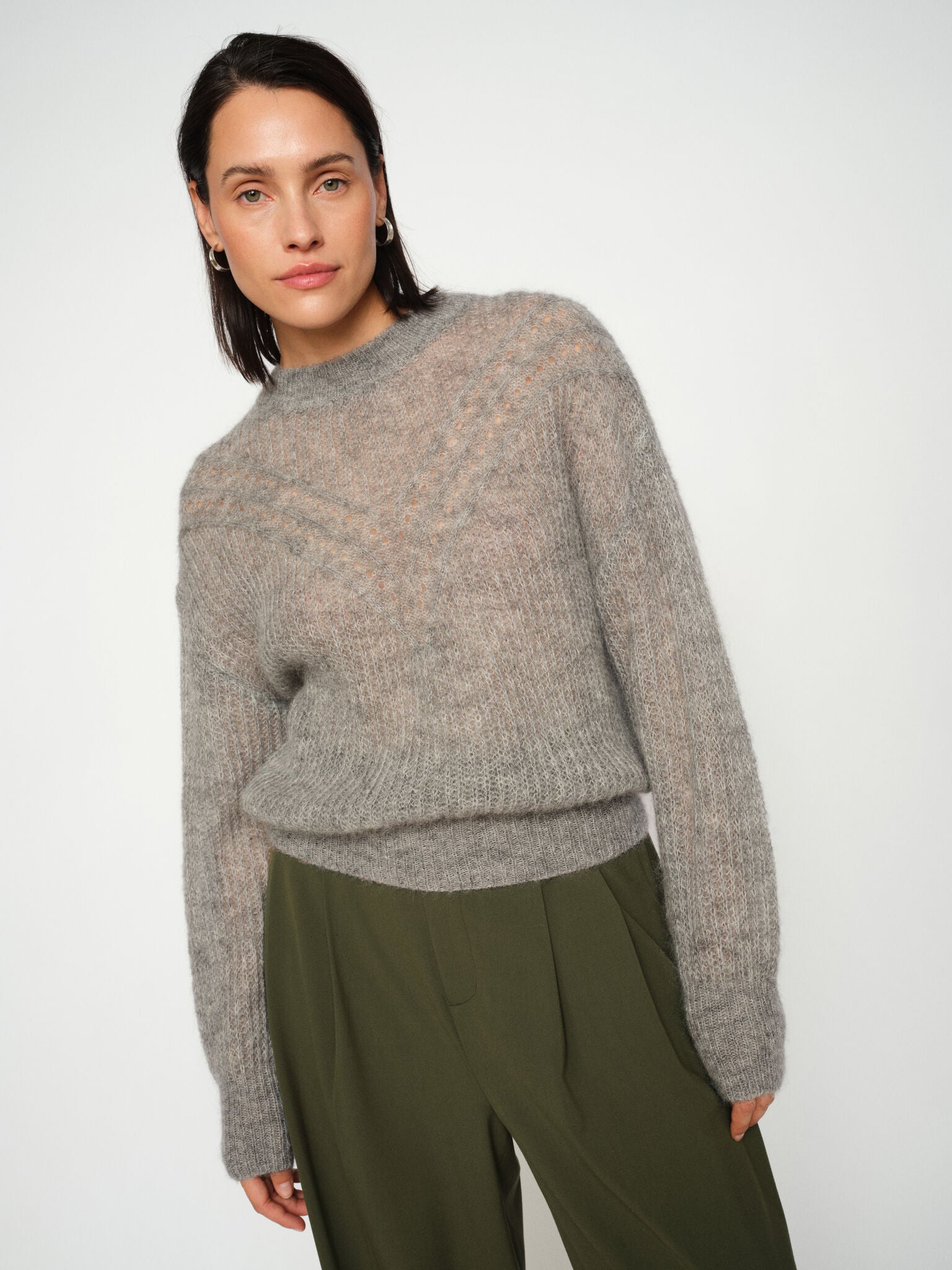 Modelshot / Grey Melange / Detail