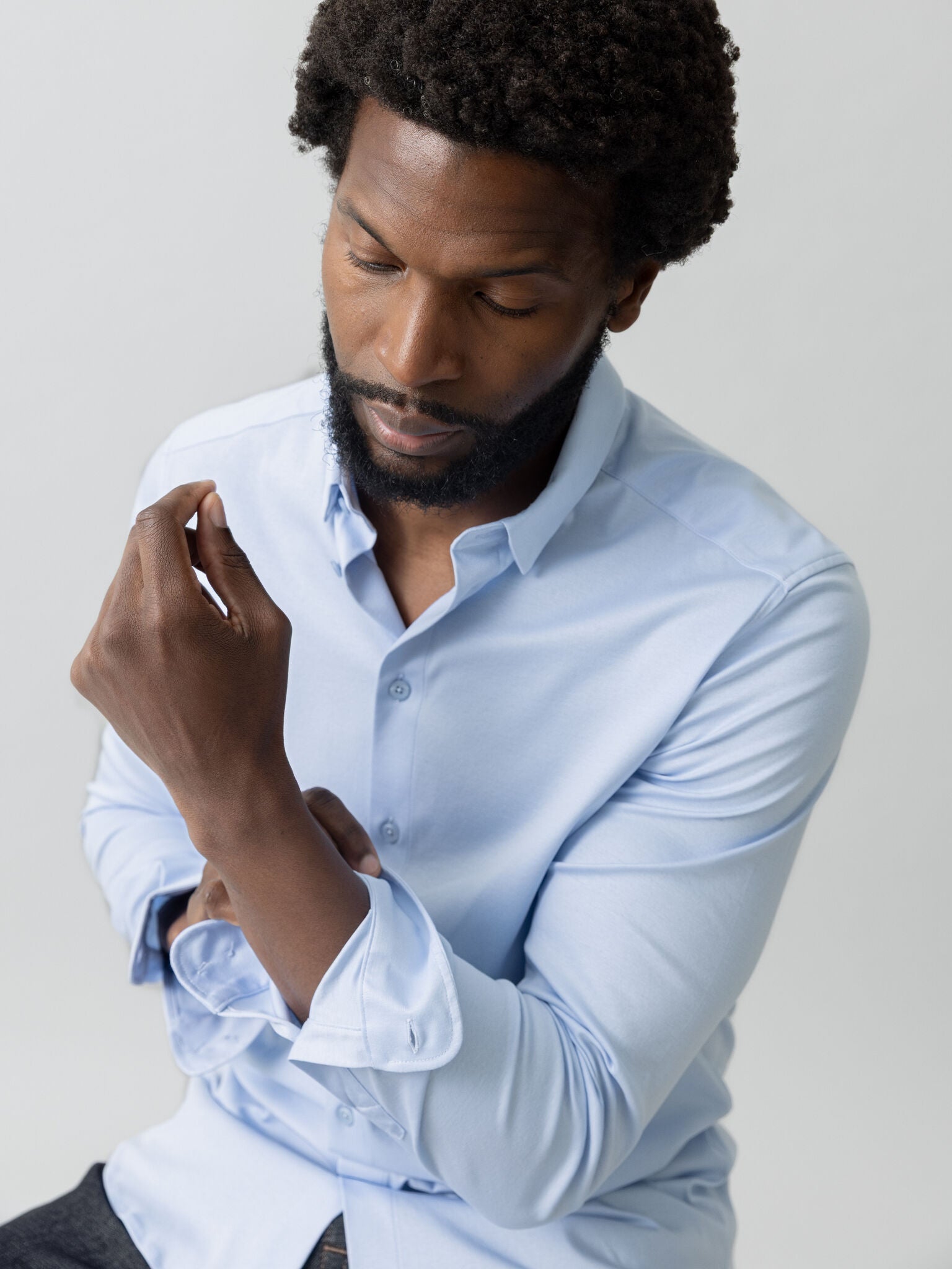 Modelshot / Light Blue / Detail