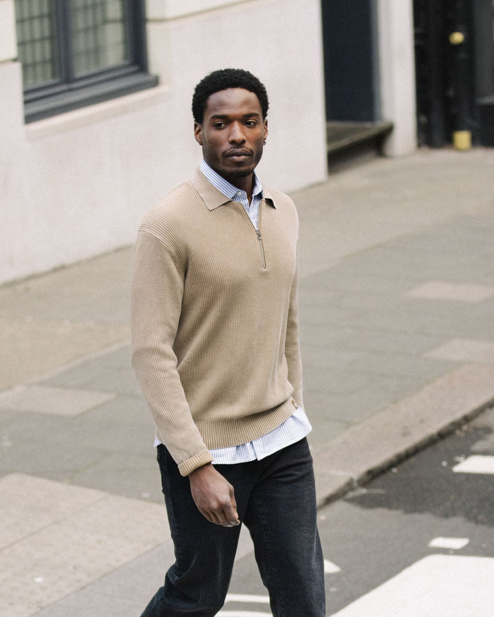 MMGRoyce Zip Polo Knit
