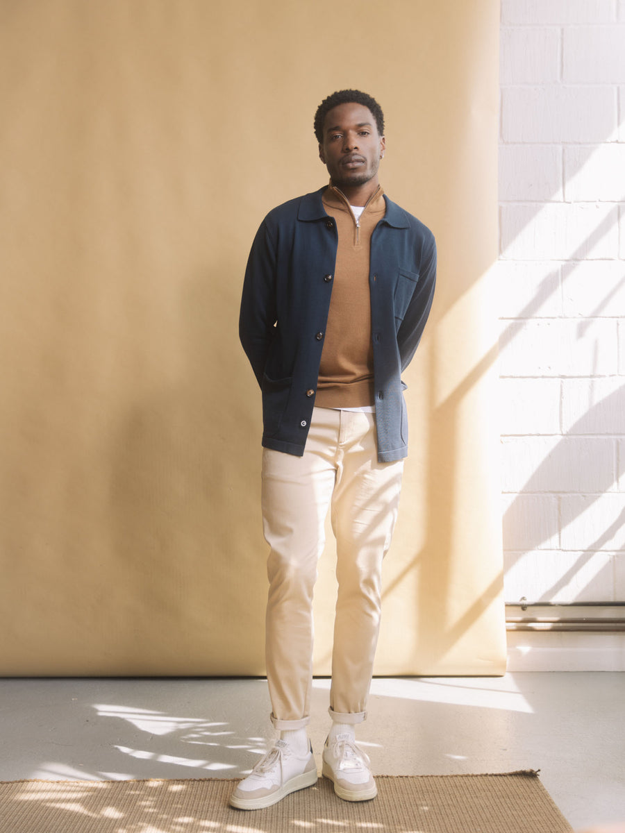 Pantalon MIH Jeans En Corde Beige - Taille 28, Coupe Slim, Cordon Tokyo - Occasion Très Bon état
