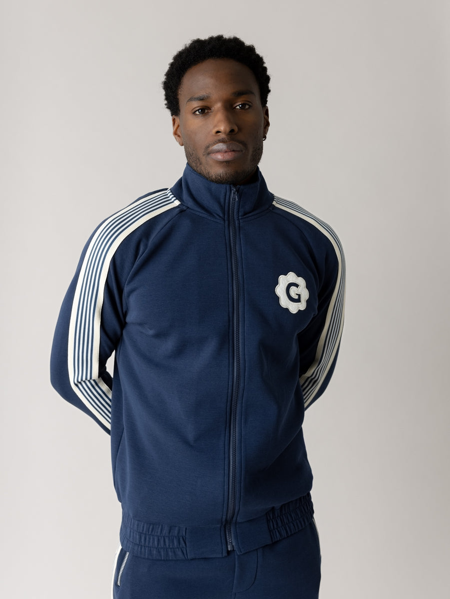 marka セットアップ　ブルー　サイズ2 Shop MMGBridge Zip Cardigan Sweat with free shipping from Gallery