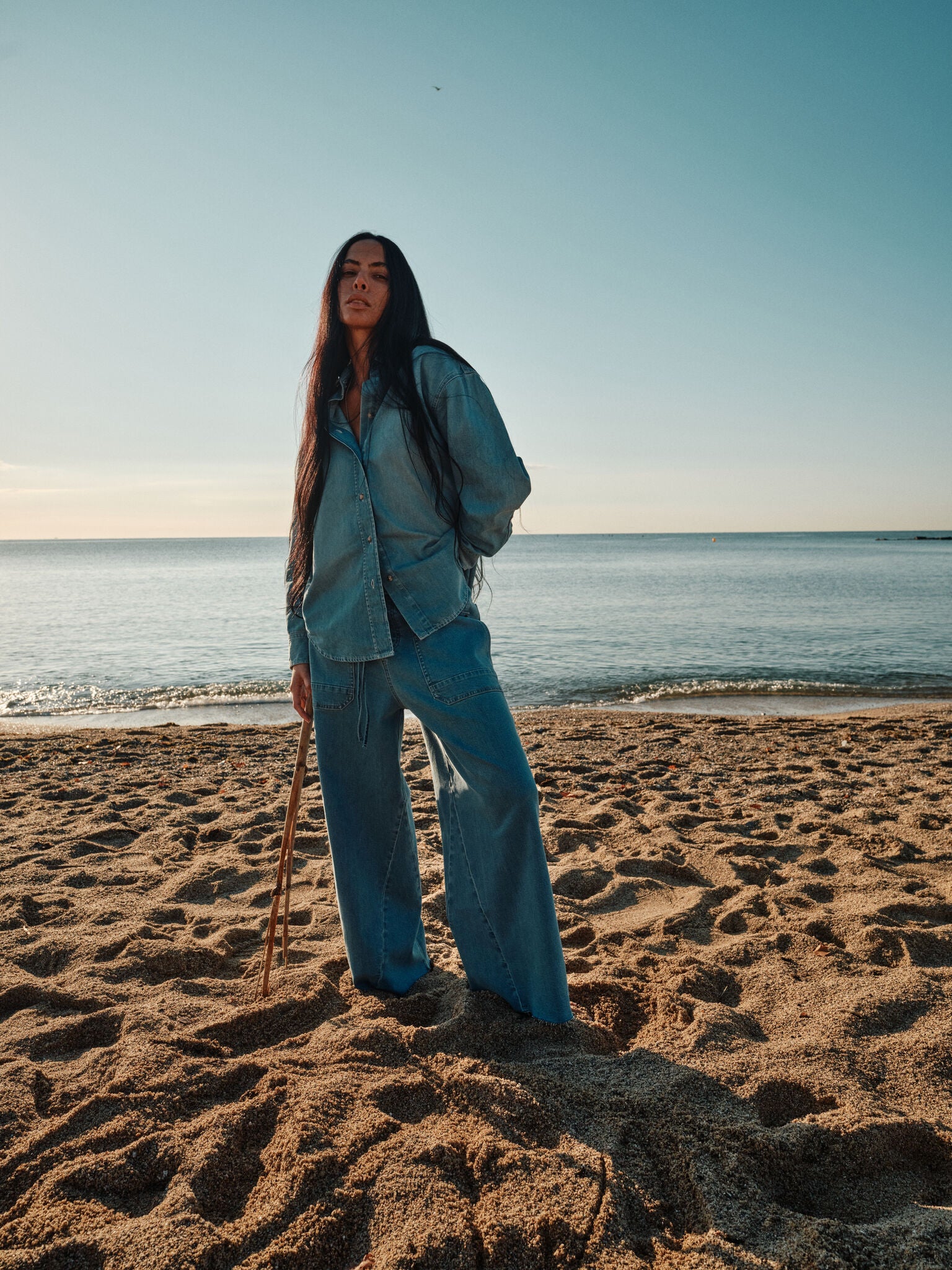 Modelshot / Light Blue / Detail