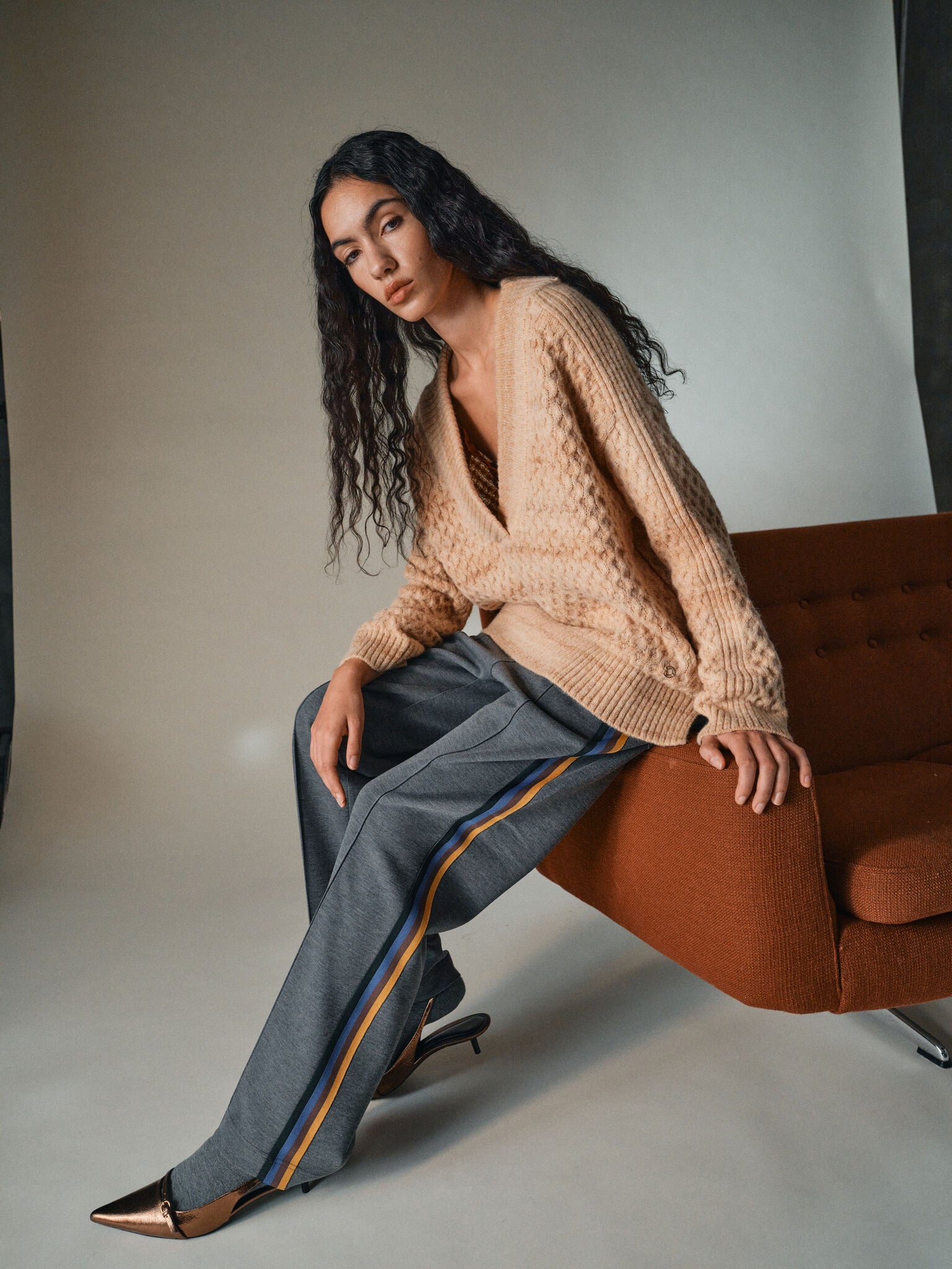 Modelshot / Grey Melange / Detail