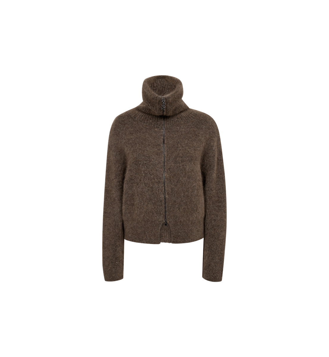 Shop MMHulda Knit Zip Cardigan with free shipping from Mos Mosh