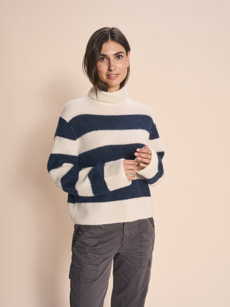 MMAidy Thora Stripe Rollneck Knit – MOS MOSH