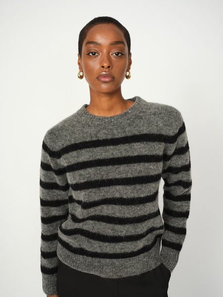 新品　正規品　BRIEFING STRIPE CREW NECK KNIT 新品 正規品 BRIEFING STRIPE CREW NECK KNIT Ribbed striped