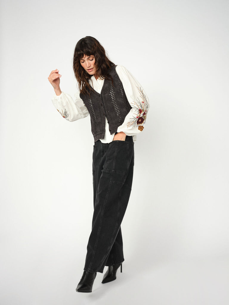 Modelshot / Dark Grey Melange / Detail