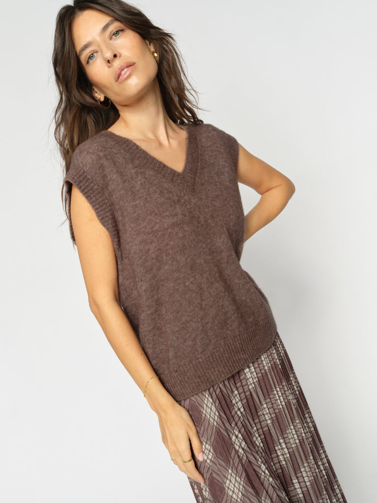 Shop MMThora Knit Vest with free shipping from Mos Mosh