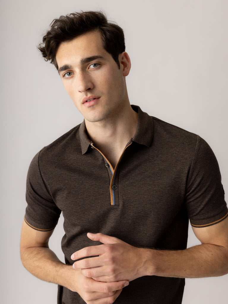 Modelshot / Chocolate Brown Melange / Detail