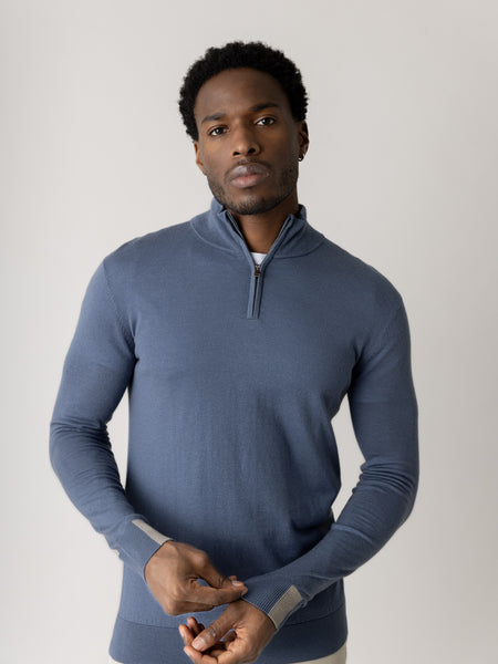 MMGAdam Soft Zip Turtle Neck Knit | Gallery
