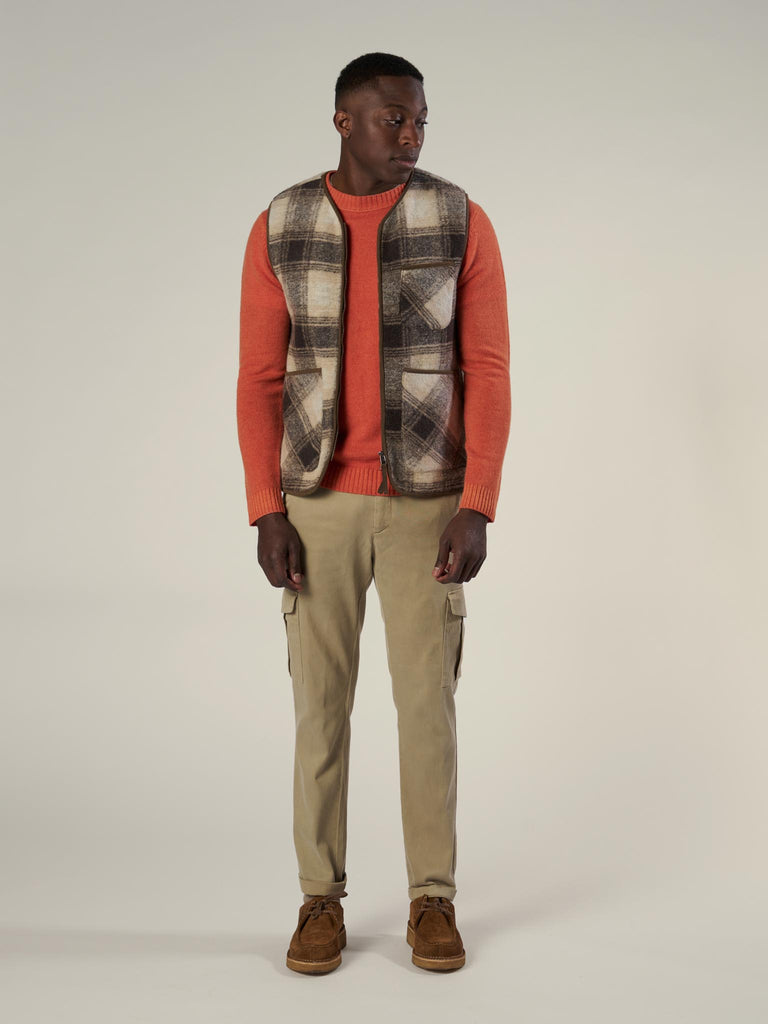 Modelshot / Warm Camel Check / Detail
