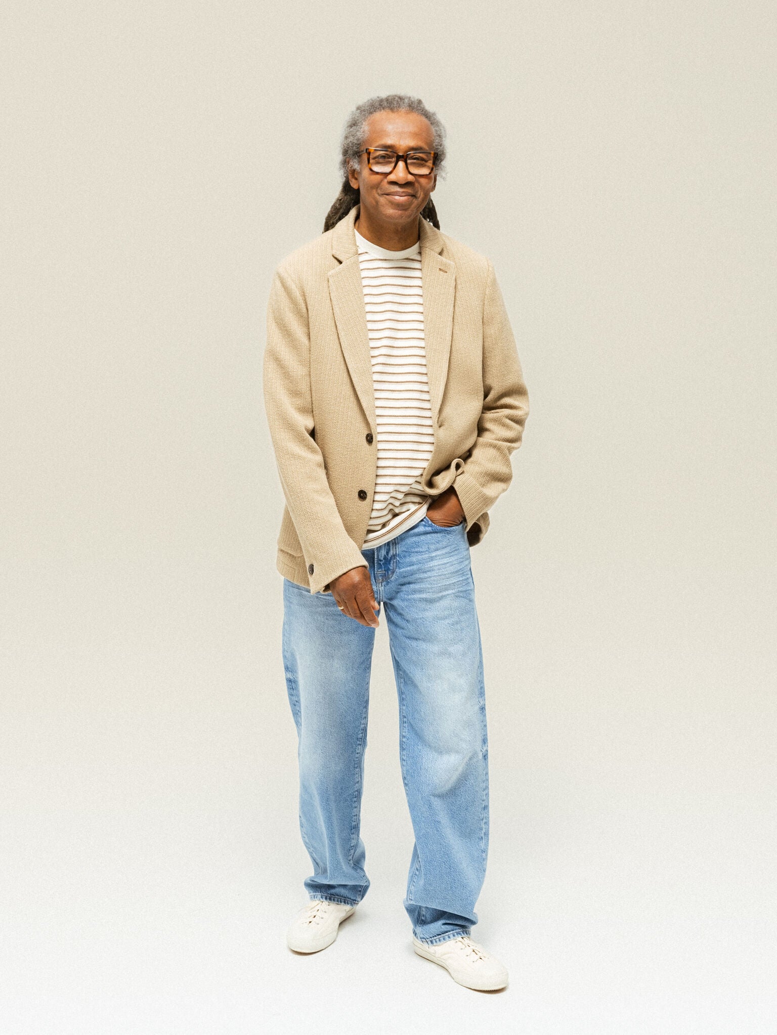 Modelshot / Light Blue Denim / Detail