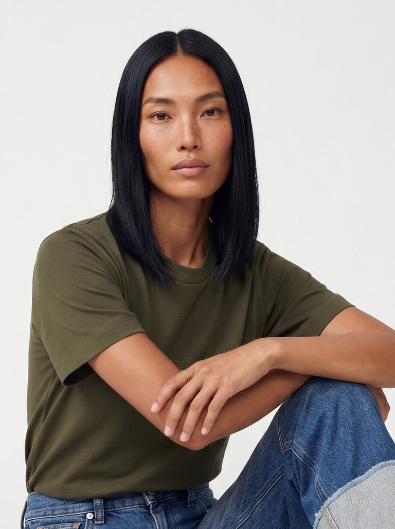 Modelshot / Kombu Green / Detail