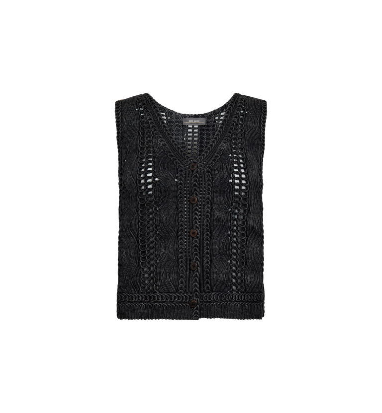 Shop MMZhara Thyra Knit Vest with free shipping from Mos Mosh