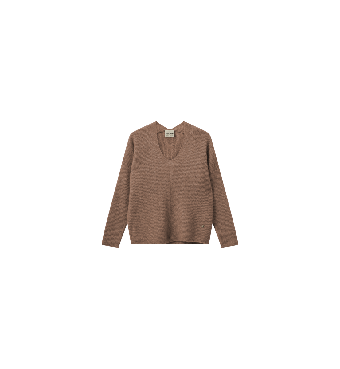 Mmbine Ls V Neck Knit 168060 Shadow Mos Mosh main image 1
